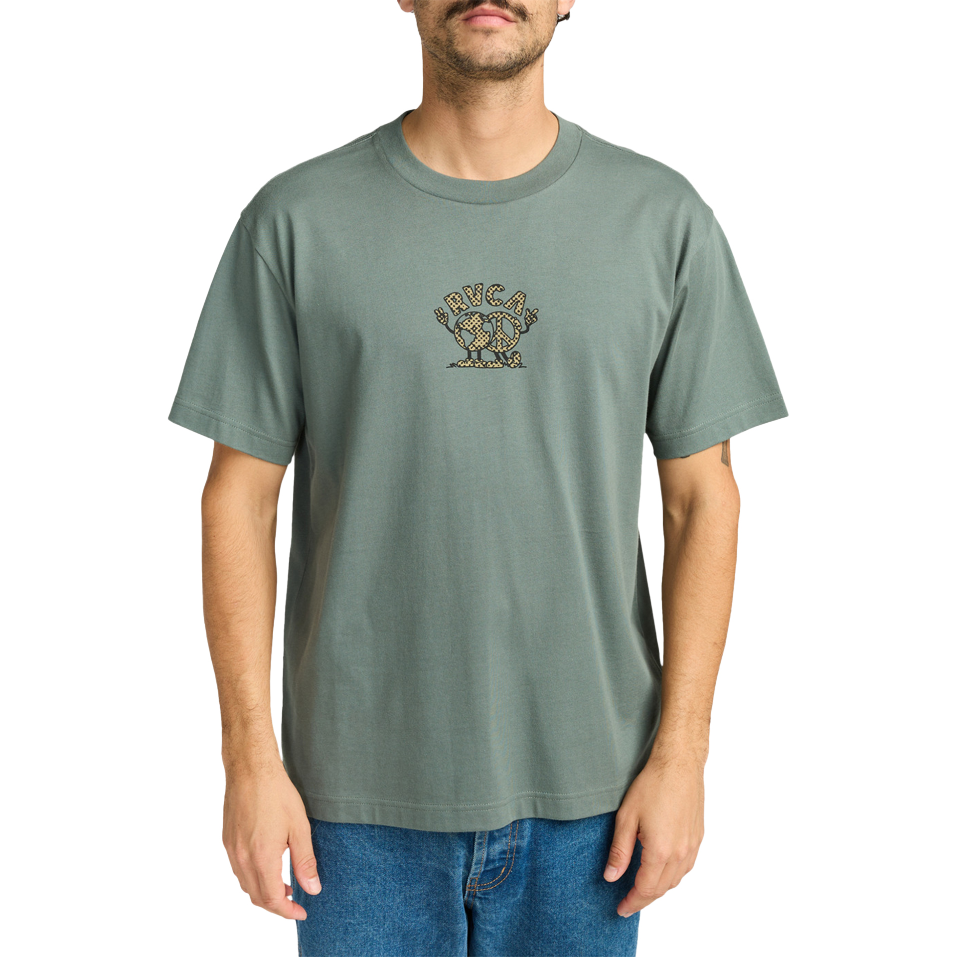 Rvca T-shirt Rvca Rvca United Balsam Green