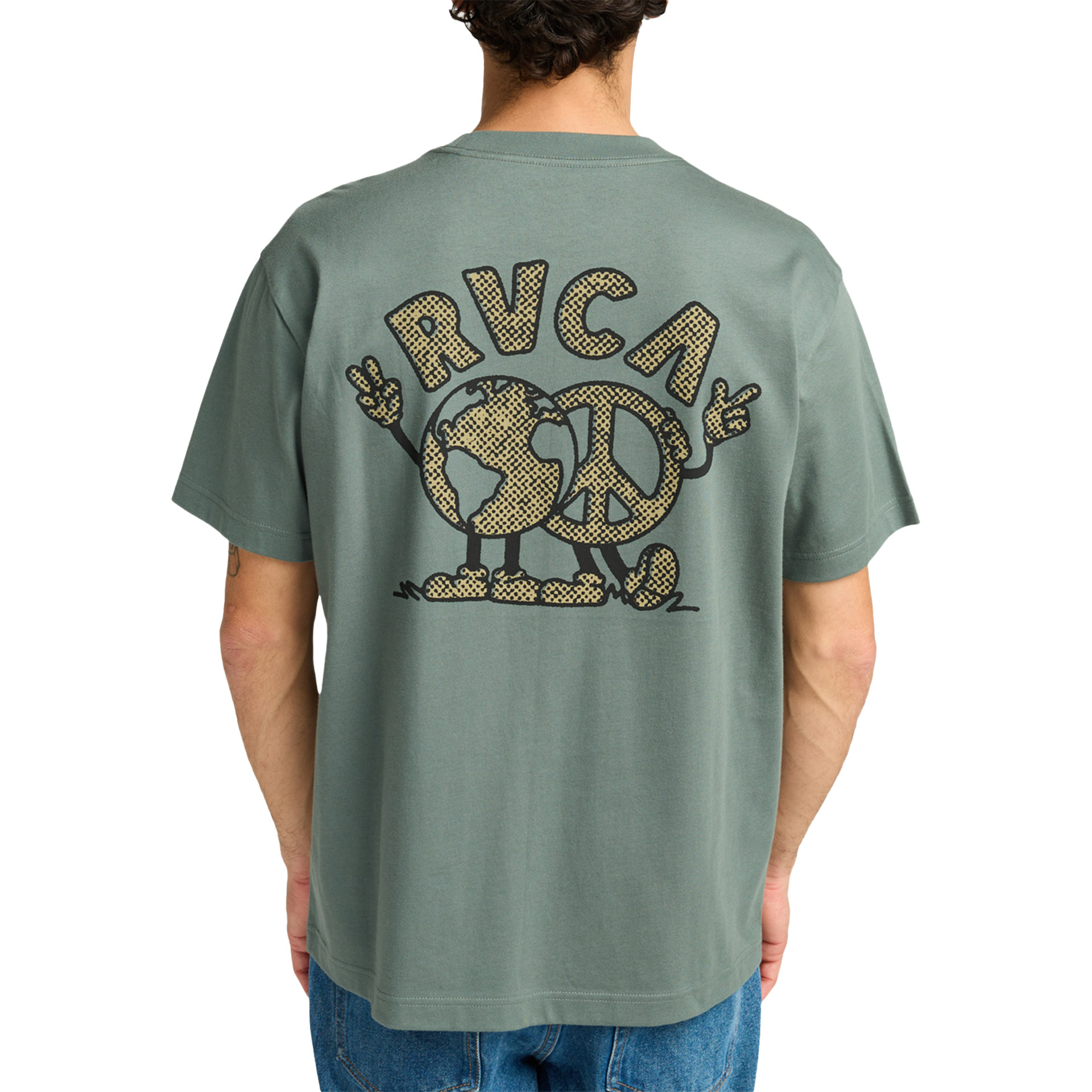 Rvca T-shirt Rvca Rvca United Balsam Green