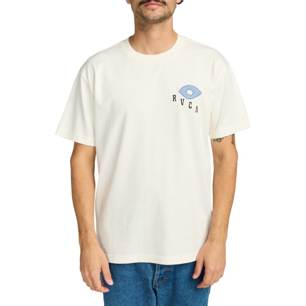 Rvca T-shirt Rvca Keep Growing Antique White