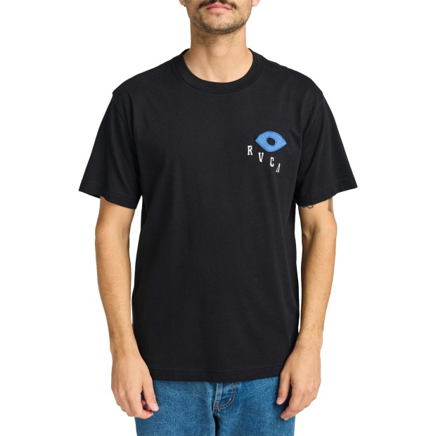 Rvca T-shirt Rvca Keep Growing Black