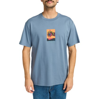 Rvca T-shirt Rvca Superblast 2 Vintage Navy