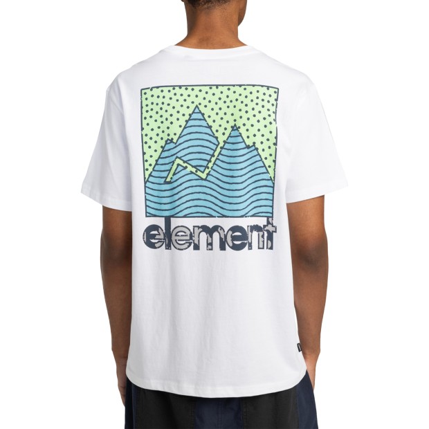 Element T-shirt Joint Texture Optic White