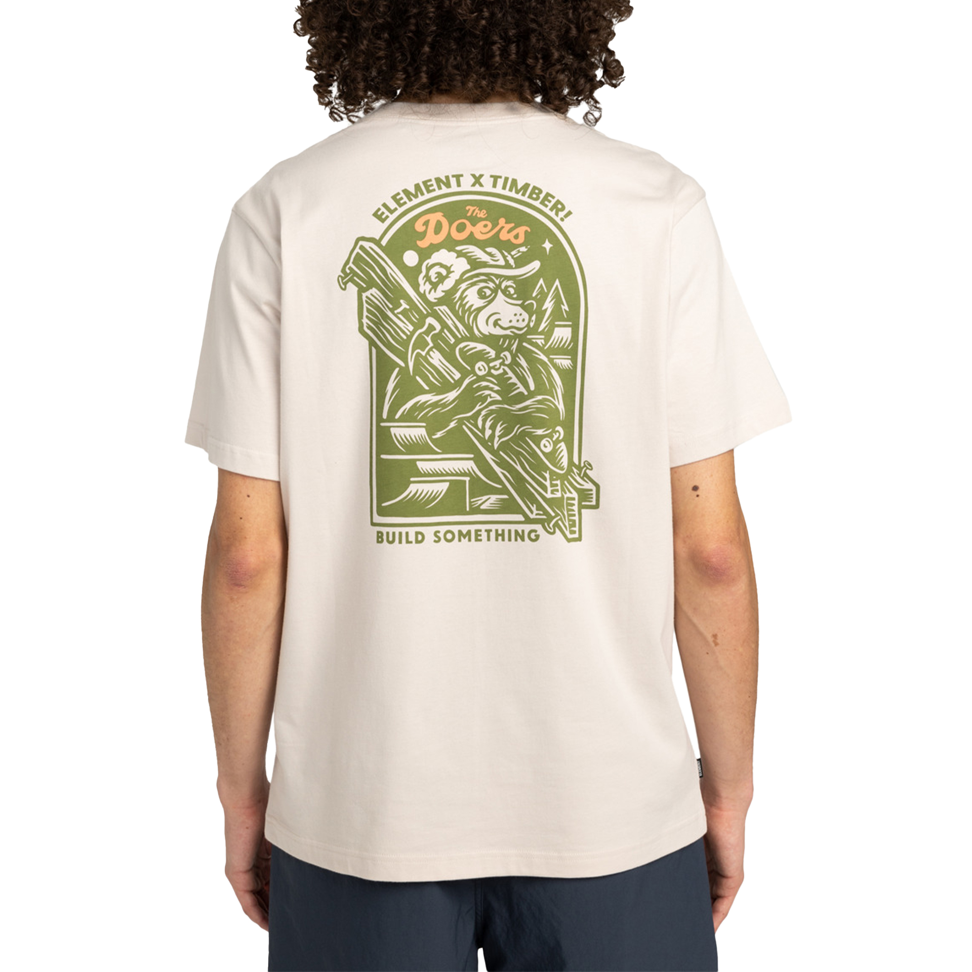 Element T-shirt Timber Carry Oat Milk