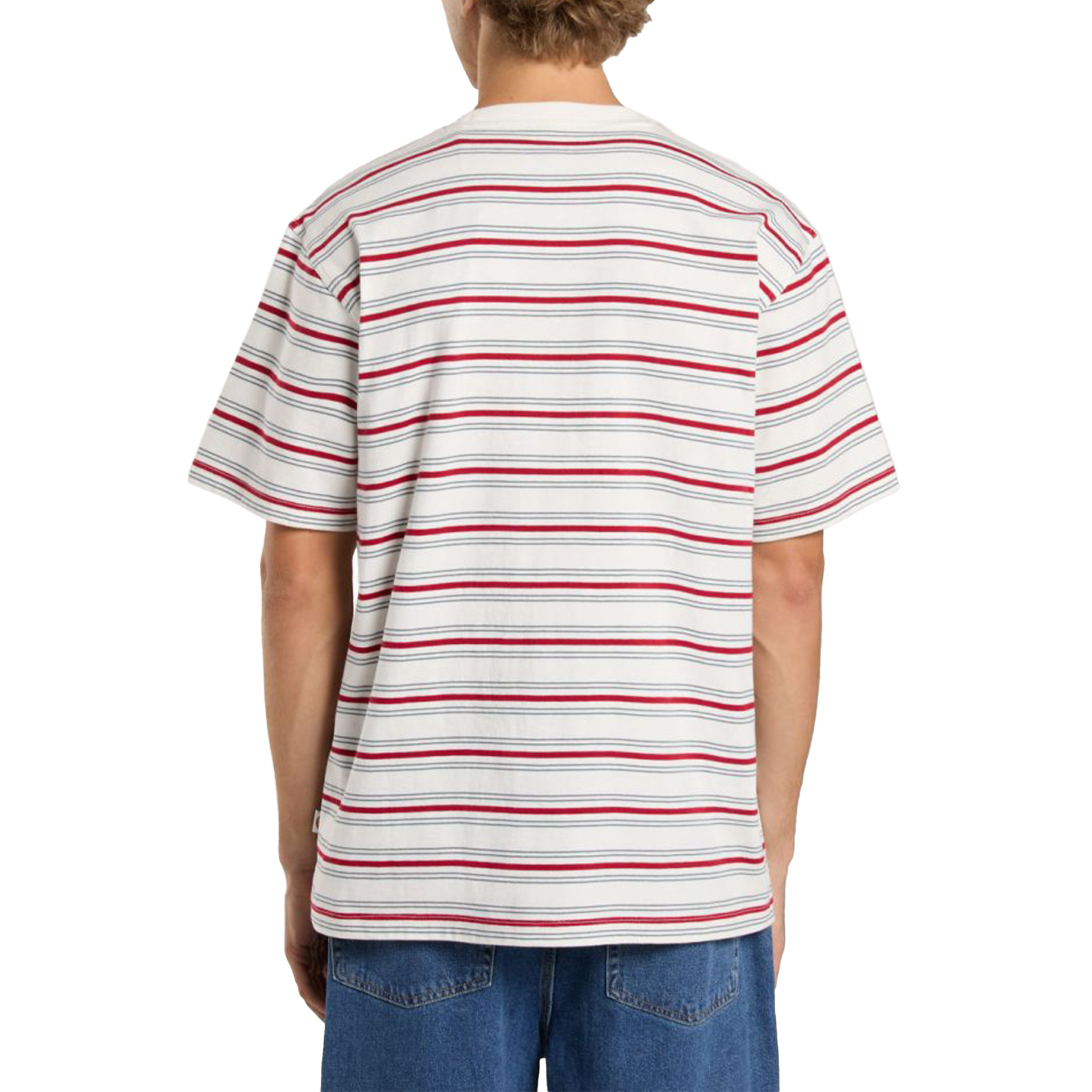 Dickies Lewistown Stripe Ss Tee Egret