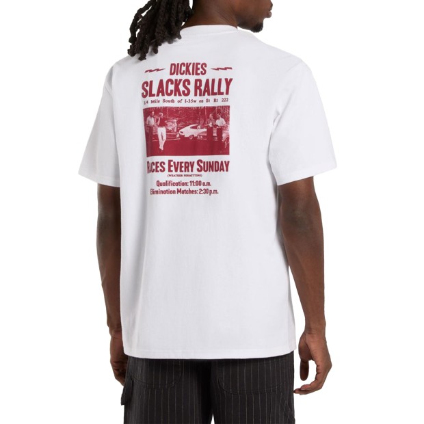 Dickies Slacks Rally Ss Tee White