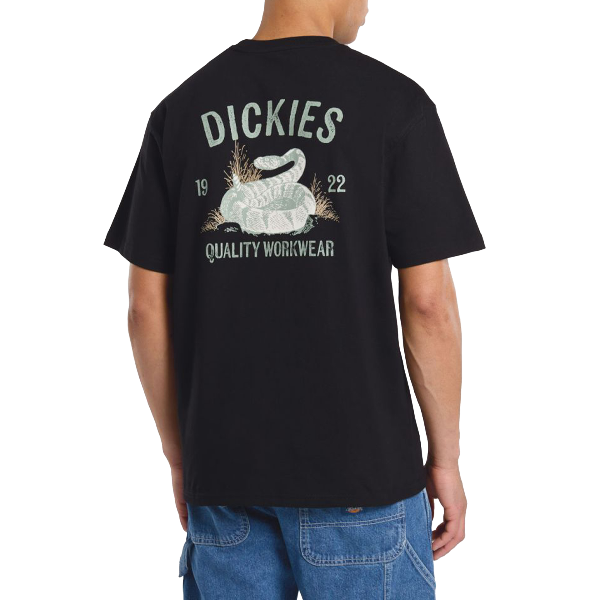 Dickies Snake Ss Tee Black