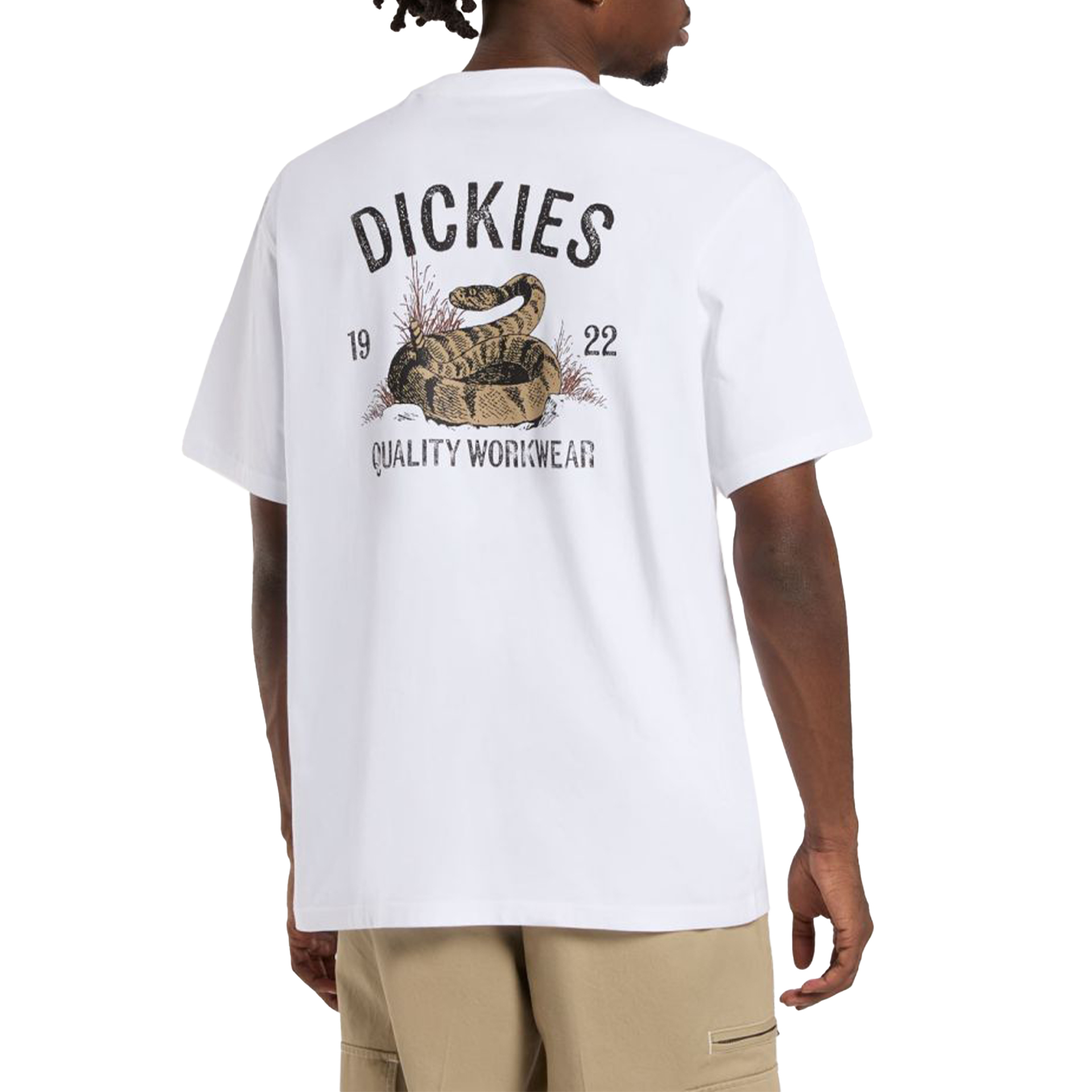 Dickies Snake Ss Tee White