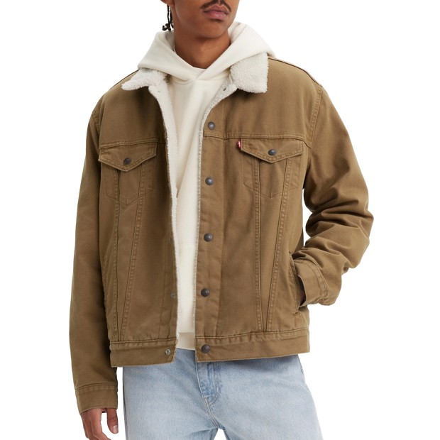 Levis Blusão Type 3 Sherpa Trucker Washed