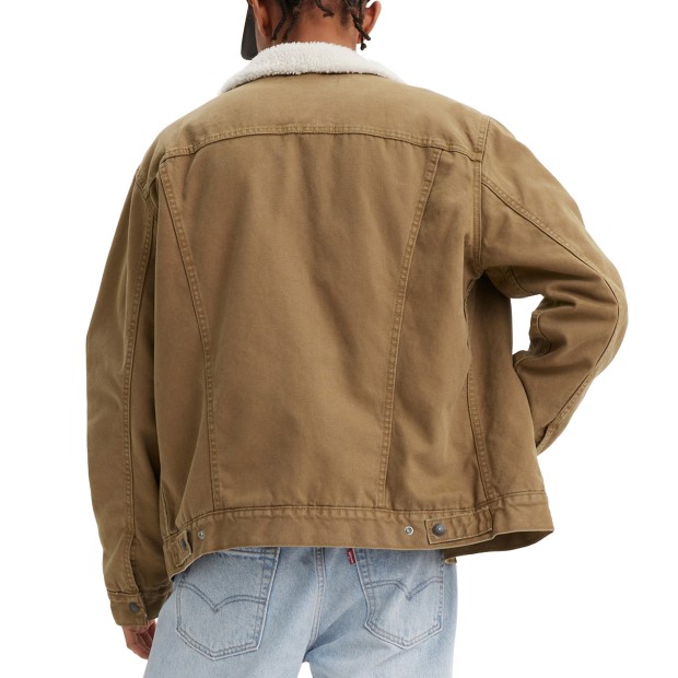 Levis Blusão Type 3 Sherpa Trucker Washed