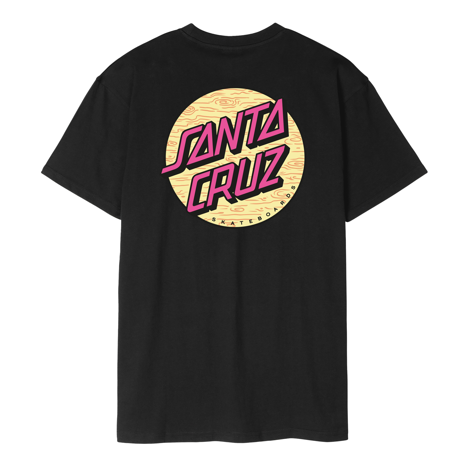 Santa Cruz T-shirt Wagon Dot Chest Black