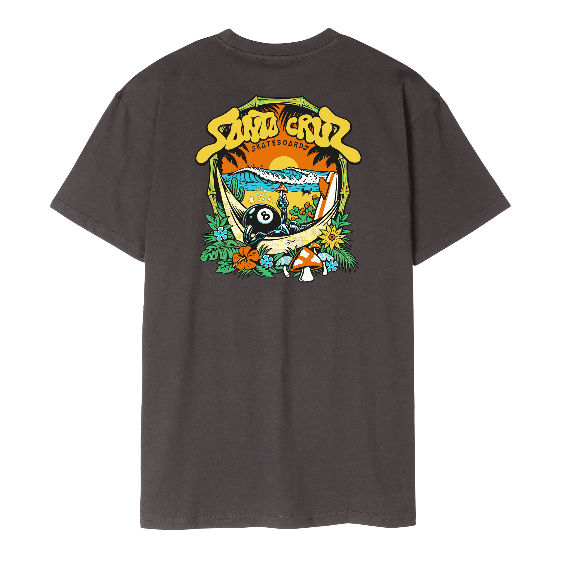 Santa Cruz T-shirt Winkowski 8baller Trip Washed Black