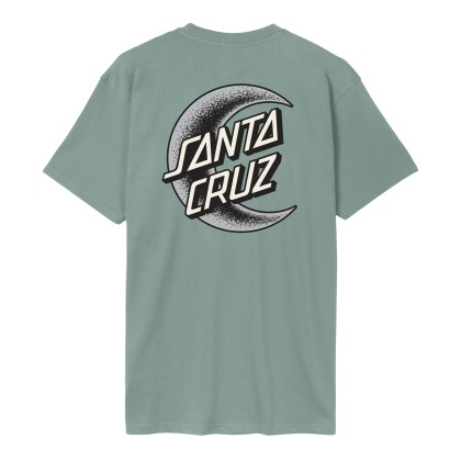 Santa Cruz T-shirt Crescent Moon Chest Moon Rock Santa Cruz T-shirt Crescent Moon Chest Moon Rock