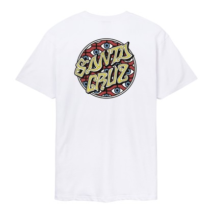 Santa Cruz T-shirt Salba Eyes Dot White Santa Cruz T-shirt Salba Eyes Dot White