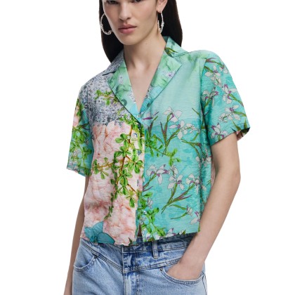Desigual Camisa Silka Verde