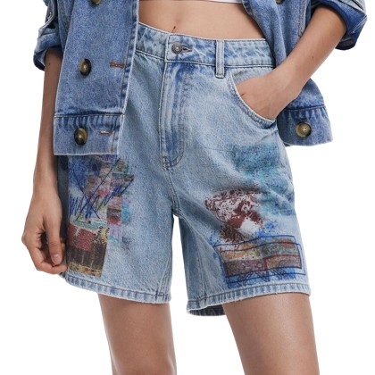 Desigual Calo Denim Inidana Azul