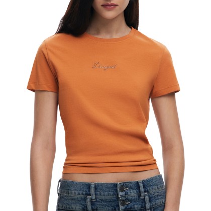 Desigual T-shirt Paran Laranja