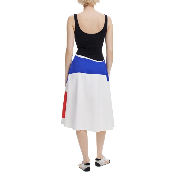 Desigual Vestido Ondas Lacroix Preto