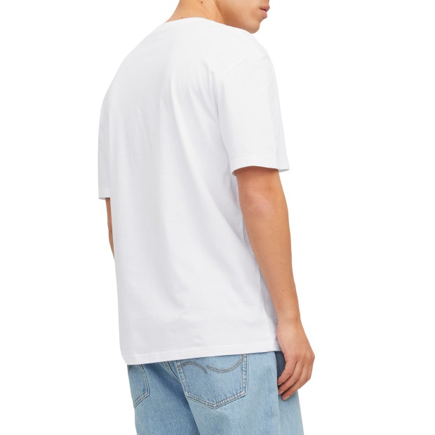 Jack & Jones Jjestar Jj Tee Ss Noos White