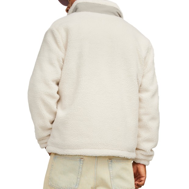 Jack & Jones Jorvesterbro Teddy Jacket Aw24 Noos Clouddancer