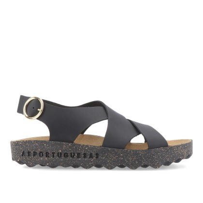 As Portuguesas Cusk L Eco Nubuck Black