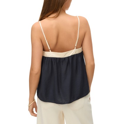 Vero Moda Vmdenise Singlet Top Wvn Btq Ga Black Birch