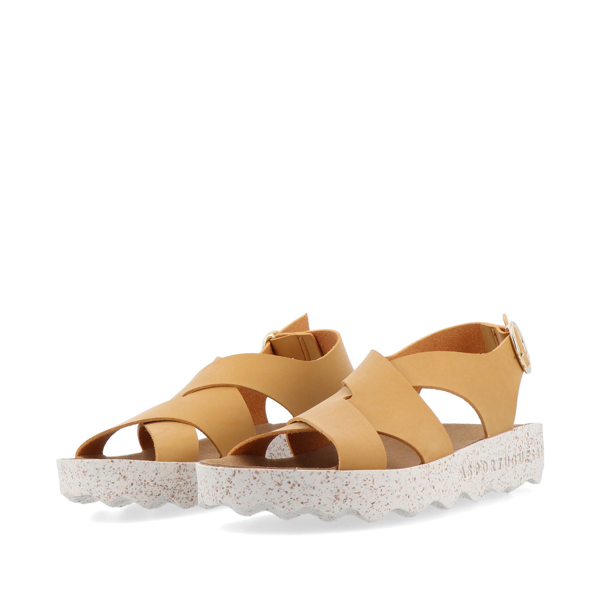As Portuguesas Cusk L Eco Nubuck Camel