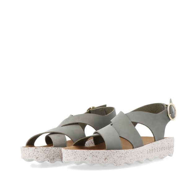 As Portuguesas Cusk L Eco Nubuck Khaki