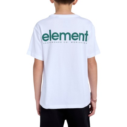 Element T-shirt Simple Logo Optic White
