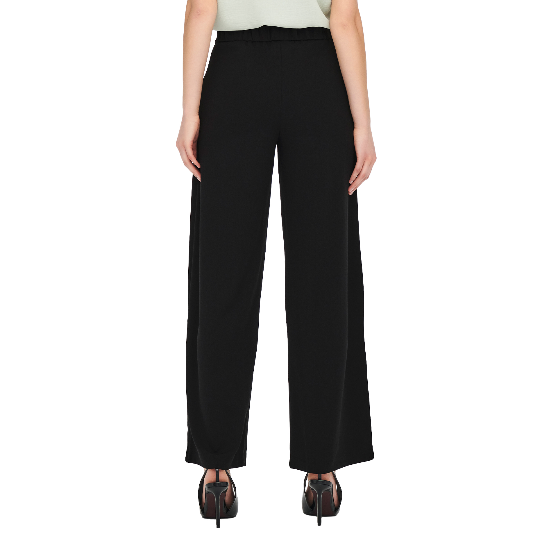 JDY Calça Geggo Life New Black Black Buttons