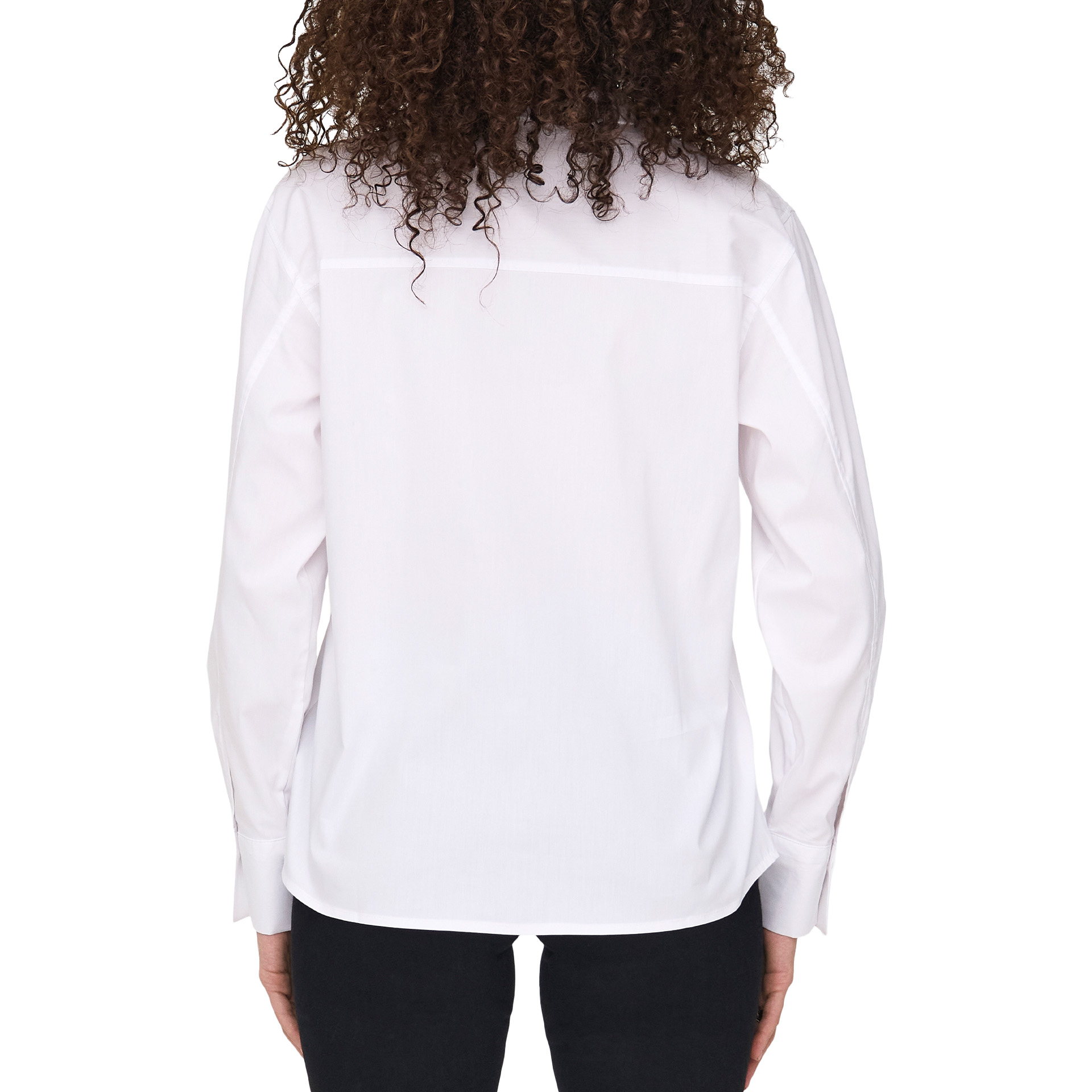 JDY Jdymio L/s Zip Shirt Wvn Exp White