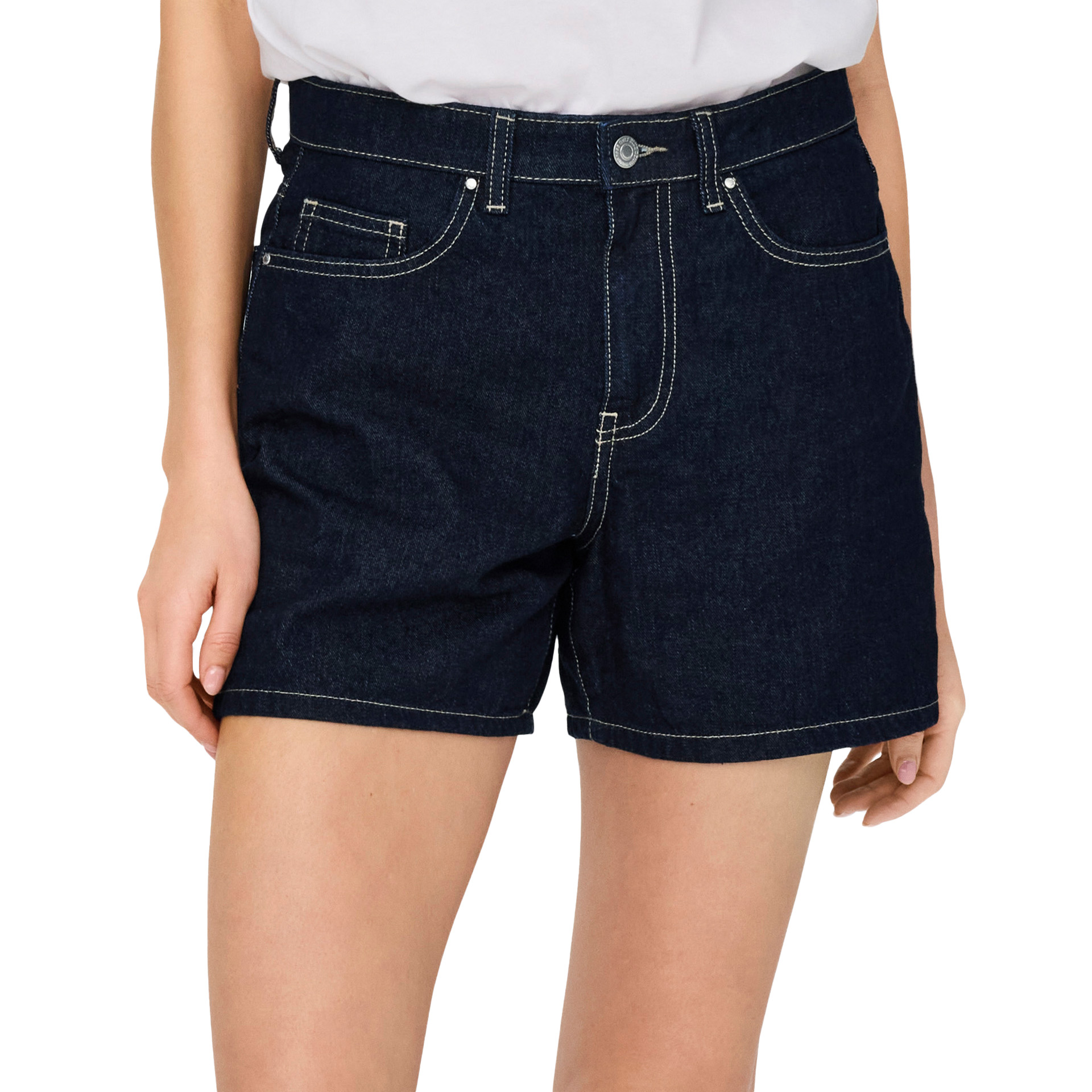 Only Onlphine Dnm Shorts Noos Dark Blue Denim