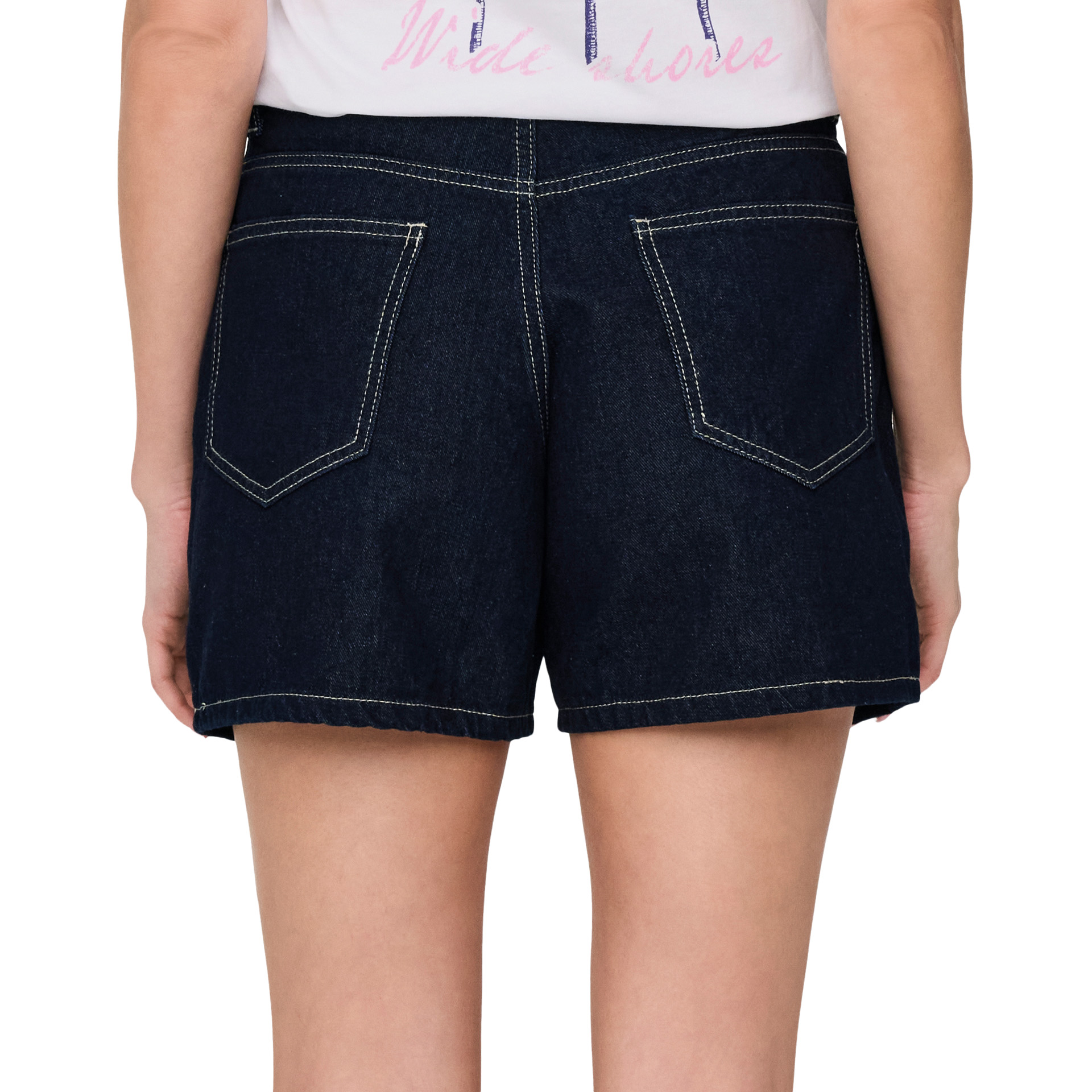 Only Onlphine Dnm Shorts Noos Dark Blue Denim