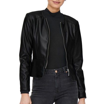 Only Onlsaramy Faux Leather Jacket Cc Otw