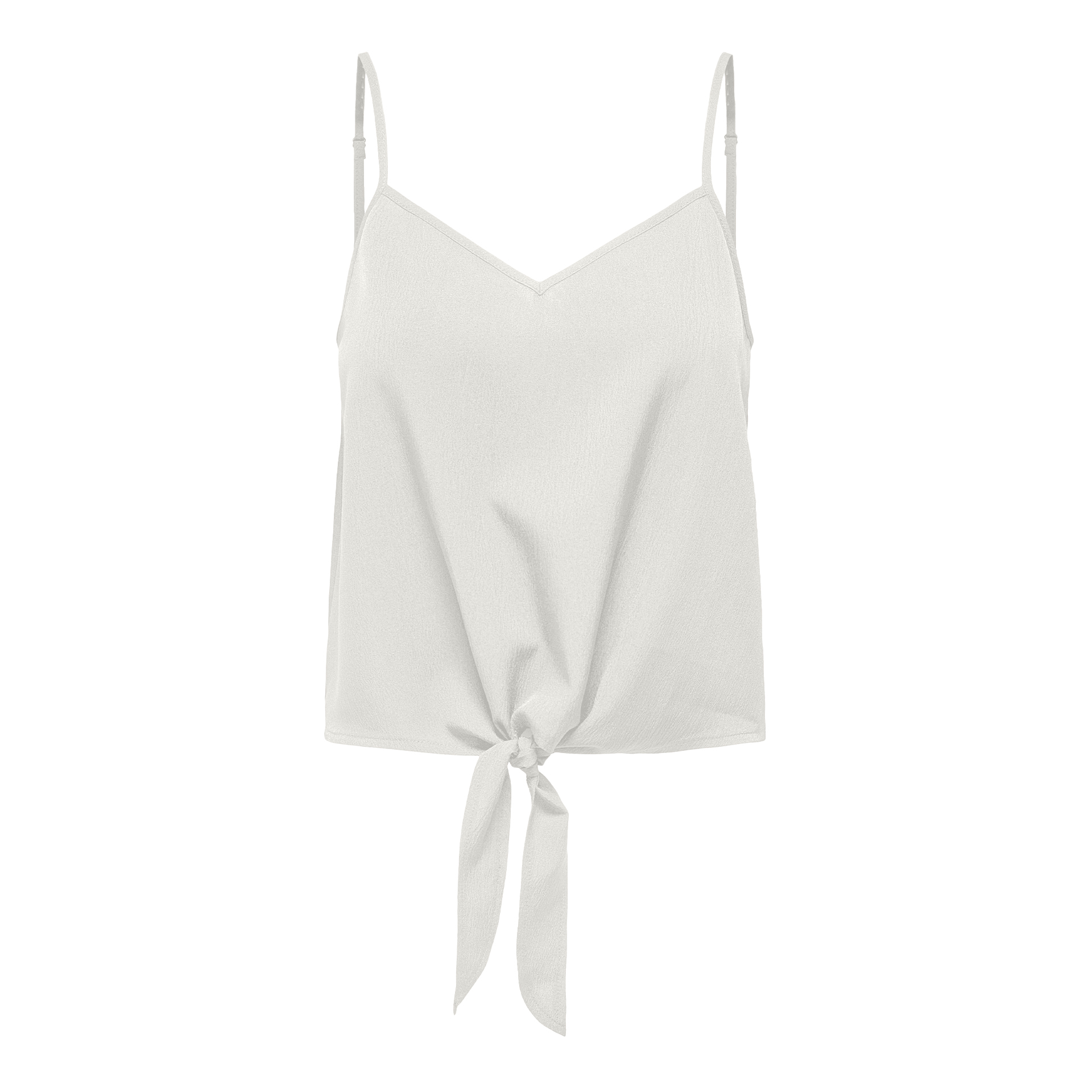 Only Onlnova Life Elite Knot Singlet Solid Cloud Dancer