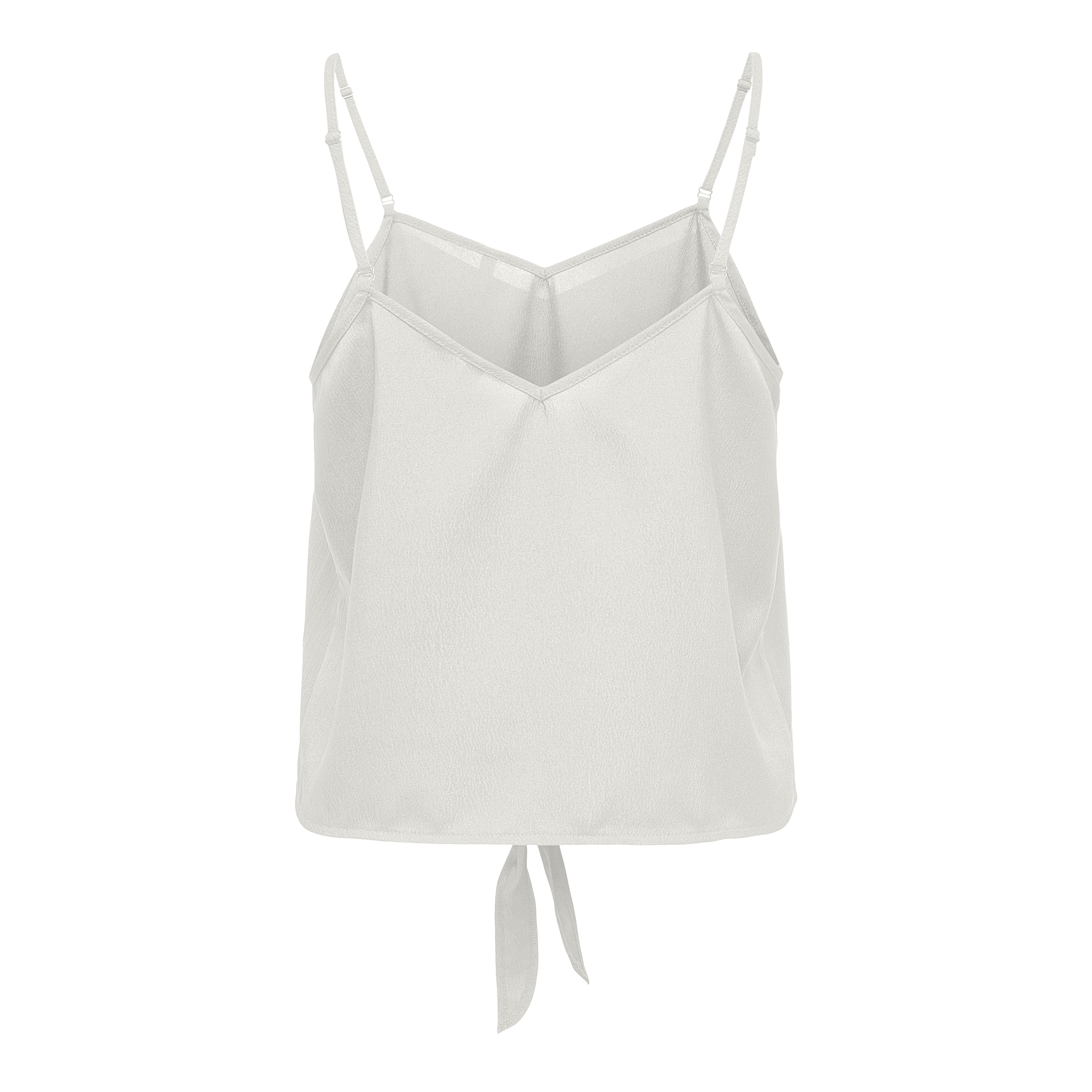 Only Onlnova Life Elite Knot Singlet Solid Cloud Dancer