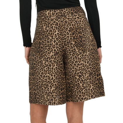 Only Onlnaomi String Aop Bermuda Shorts Otw Toasted Coconut Leo