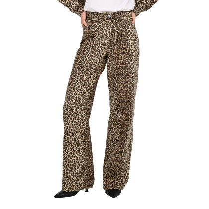 Only Onlnaomi Aop Pants Otw Toast Coconut Leo