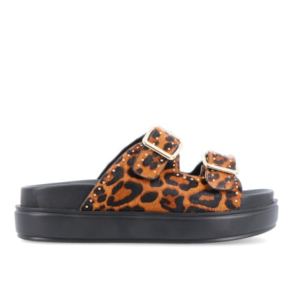 Steve Madden Freelance-l Slides Leopard