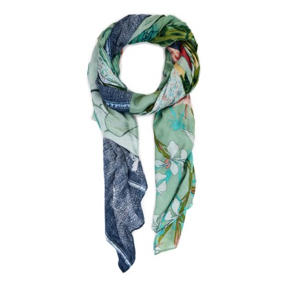 Desigual Leno Delicate Patch Rectangle Azul