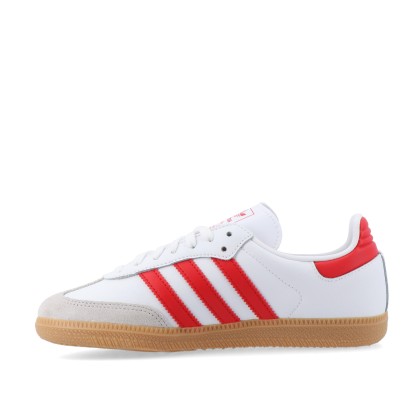 adidas Originals Samba OG J Cloud White / Better Scarlet / Gum adidas Originals Samba OG J Cloud White / Better Scarlet / Gum