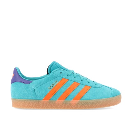 adidas Originals Gazelle J Pure Teal / Impact Orange / Collegiate Purple