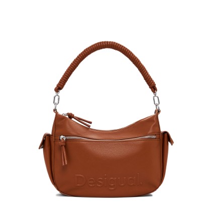 Desigual Mala Half Astana Camel Castanho