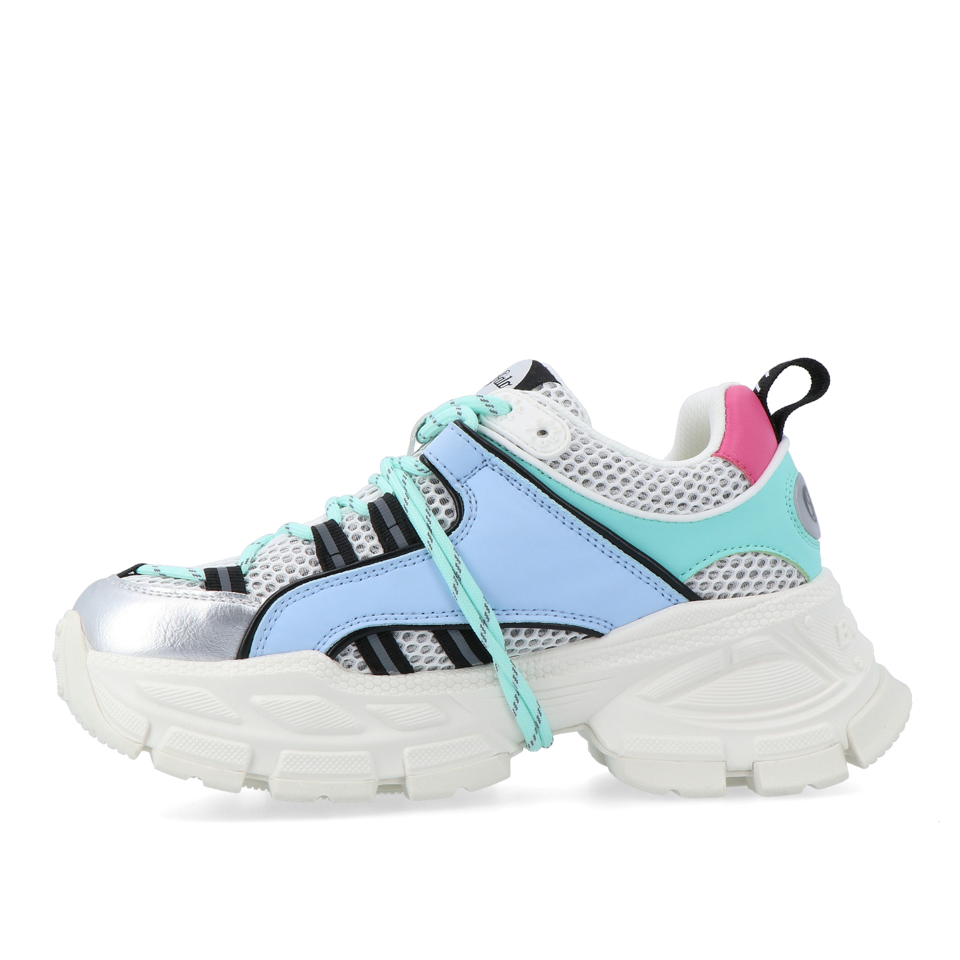 Buffalo Saturn Lace Sivler/blue/pink