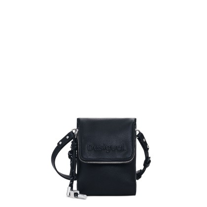Desigual Mala  Half Phone Black Preto