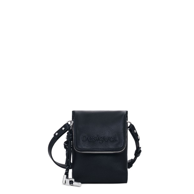 Desigual Mala  Half Phone Black Preto
