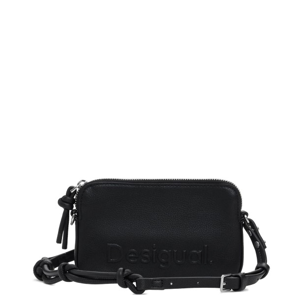 Desigual Mala Half Julia Black Preto