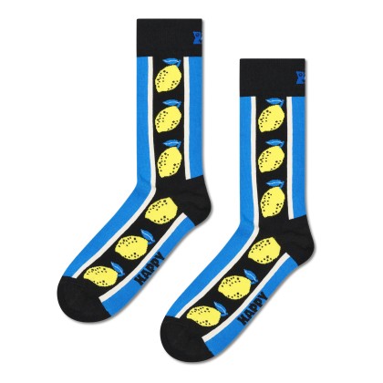 Happy Socks Lemon Preto