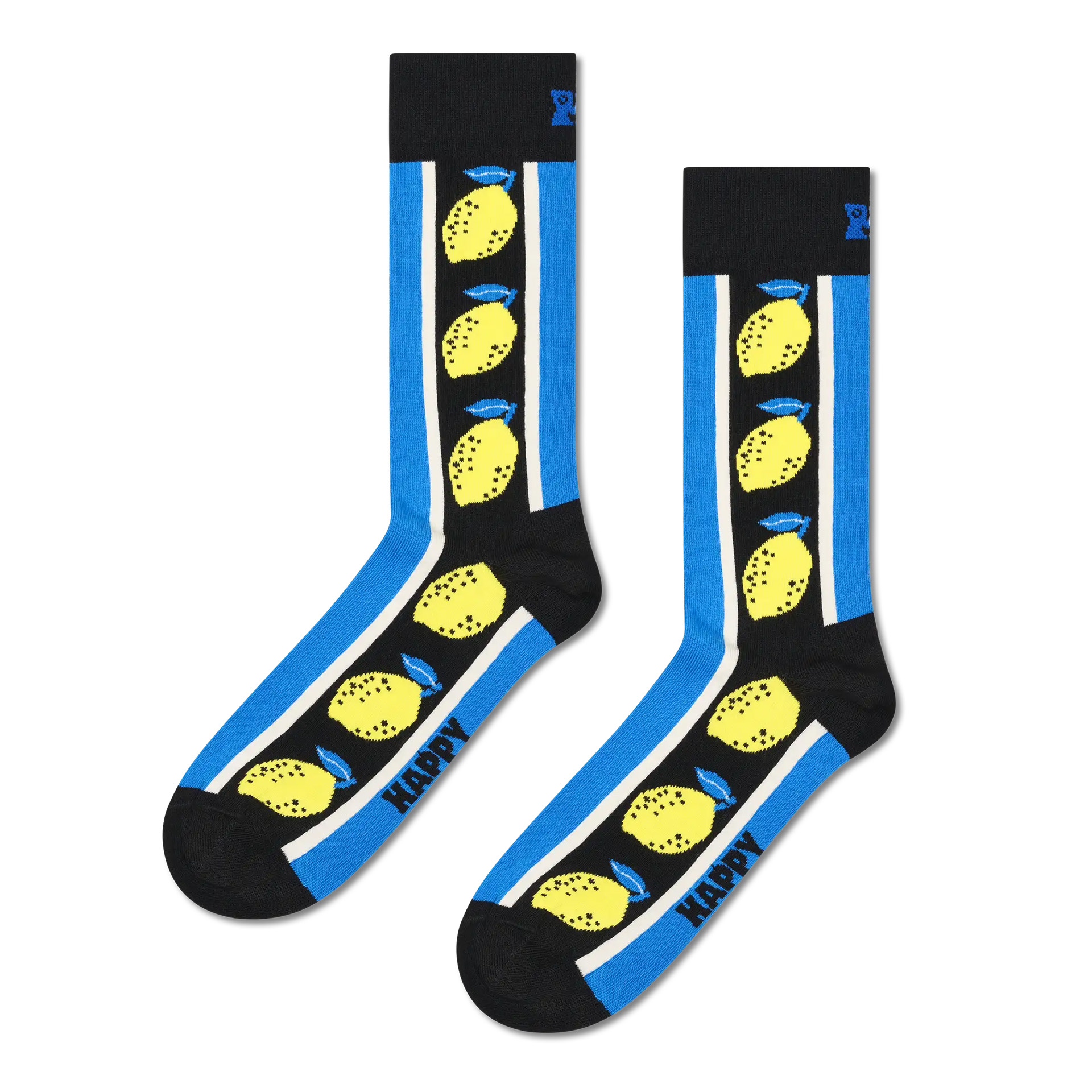 Happy Socks Lemon Preto