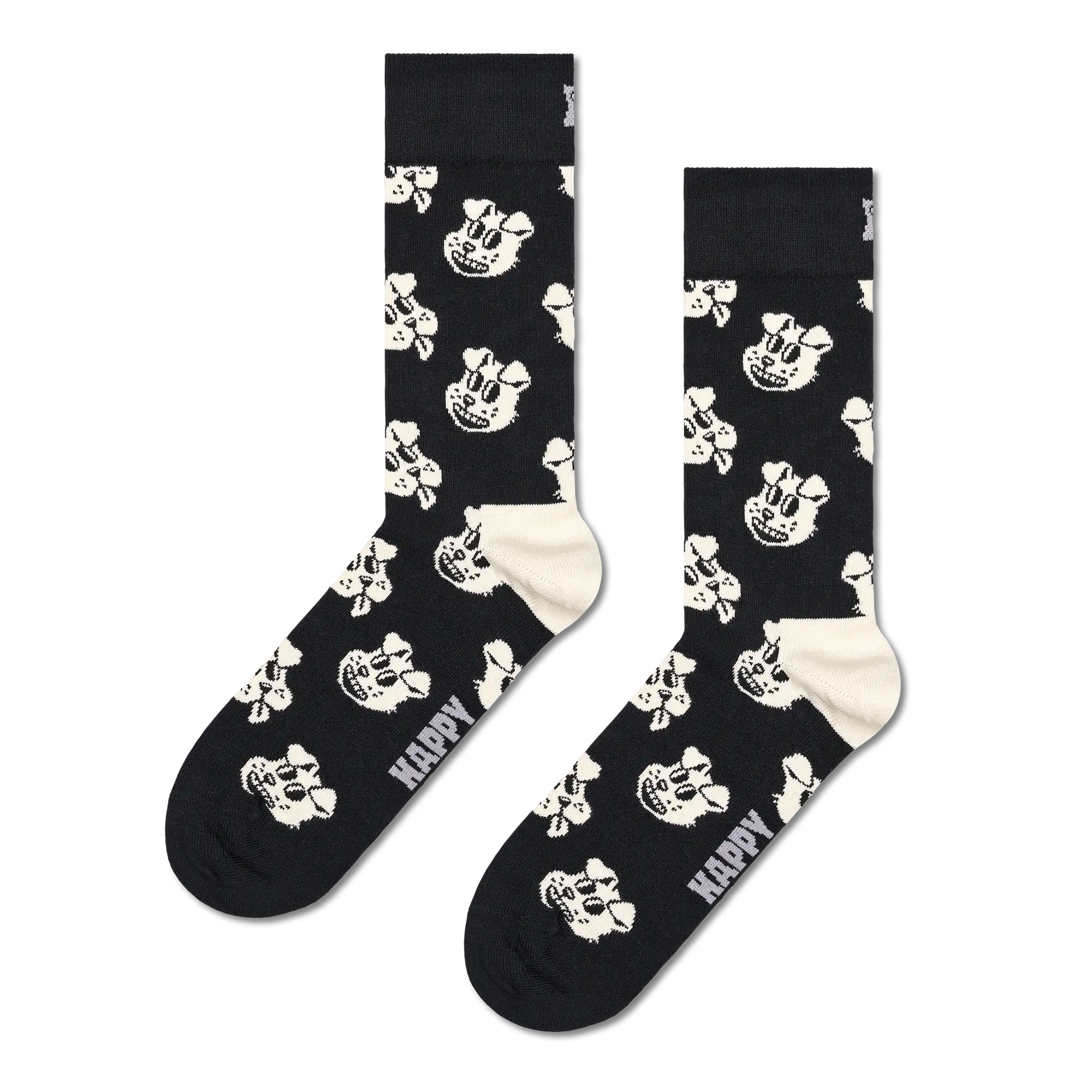 Happy Socks Dog Preto