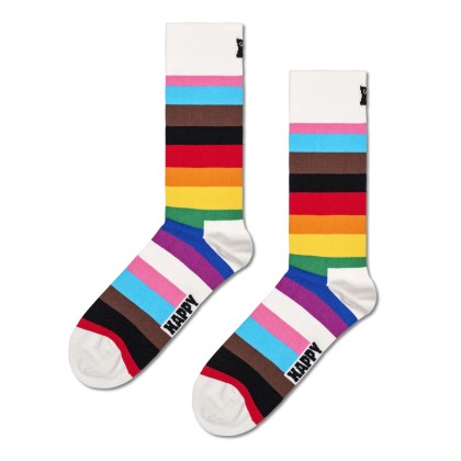 Happy Socks Pride Stripe Branco